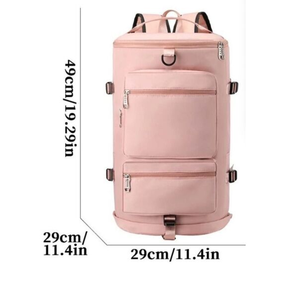 Large Pink Travel Bag/Bacpack - Picture 2 of 6